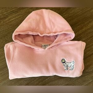 GOAT Youth Large Pink Hoodie